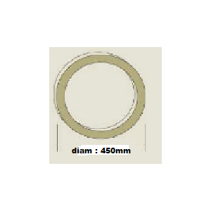 JOINT DE HUBLOT DE CHARGEMENT SUPREMA diam : 450mm  sect : 10 x 14mm